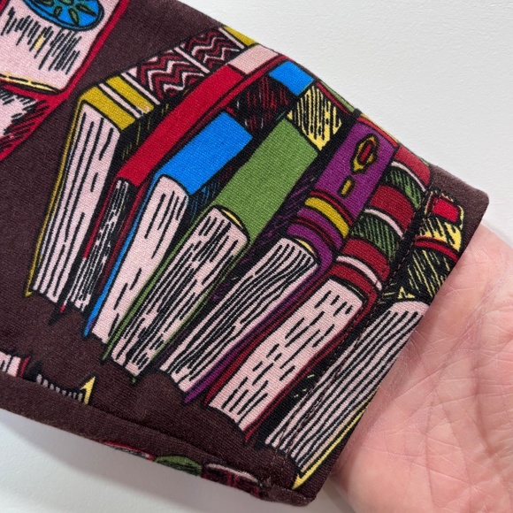 NWT LuLaRoe Irma tunic hi low hem book pattern very oversized XXS - Picture 7 of 13